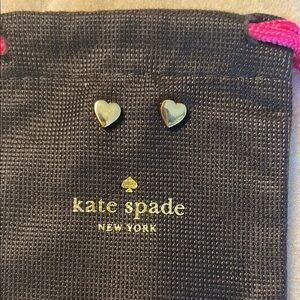 Kate Spade Gold Heart Earrings